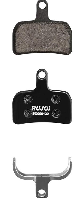 RUJOI Semi-Metallic Bicycle pair of Disc Brake Pads for Shimano/Tektro/TRP