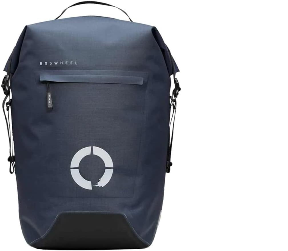 Roswheel Tour Pannier Large (Pair) Bicycle Bag, Blue, 20L Bags