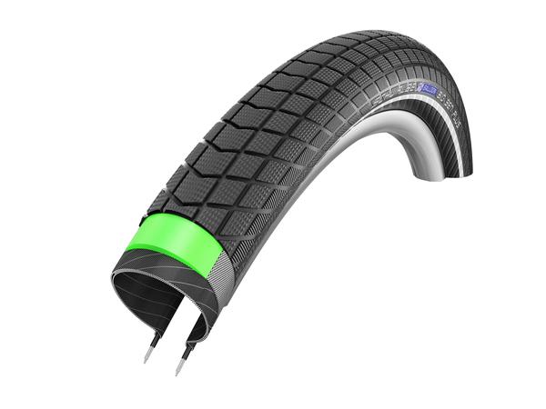 Schwalbe Big Ben Plus Tire 27.5 x 2.00 (50-584) Black, Performance, Reflective Strip, Endurance, Green Guard, Wire UPC: 4026495787987