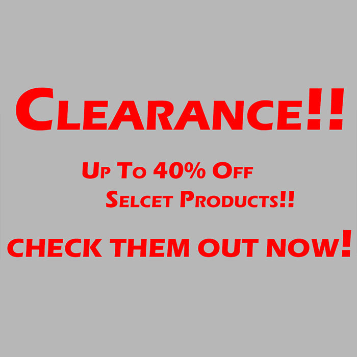 Sales & Clearance Items