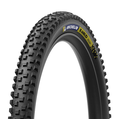 Michelin, E-WILD RACING LINE Rear, Mountain Tire, 27.5''x2.60, Folding, Tubeless Ready, MAGI-X, Black