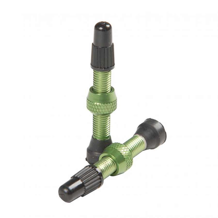 Stans No Tubes, Tubeless Valves, Tubeless Valve, Presta, 35mm, Green, Pair