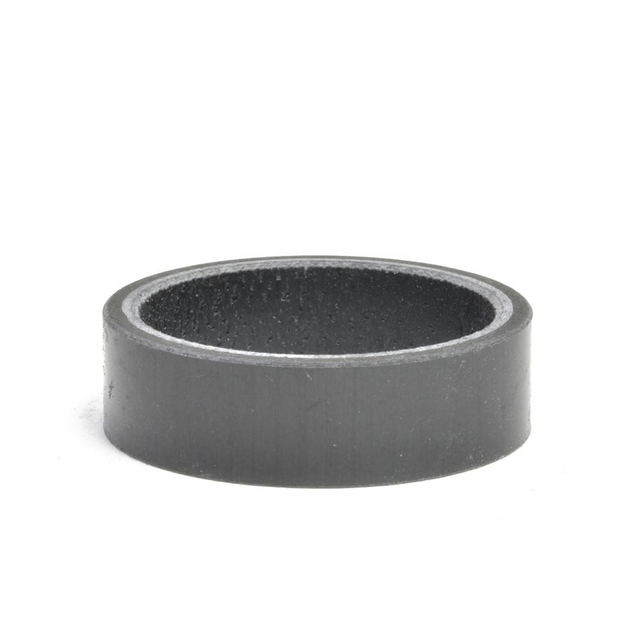 Wheels Manufacturing, Gloss Carbon Spacer, Headset Spacer, 1-1/8'', Height: 10mm, Carbon, Black