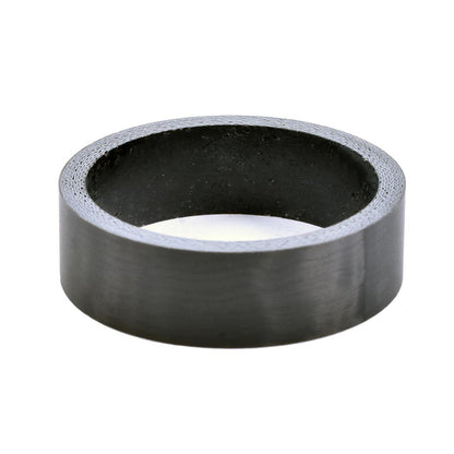 Wheels Manufacturing, Matte Carbon Spacer, Headset Spacer, 1-1/8'', Height: 10mm, Carbon, Black