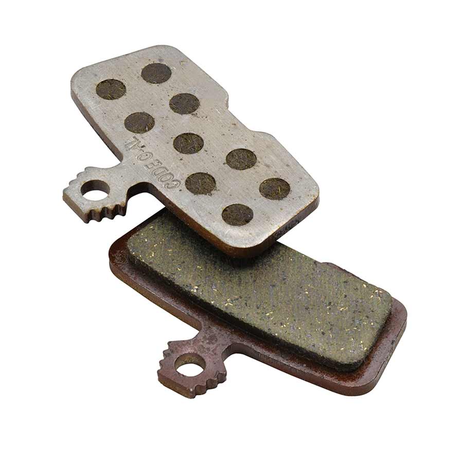 00.5315.023.030, Disc Brake Pads, Shape: SRAM Code 2011+, Organic Quiet, Steel, Large, Pair