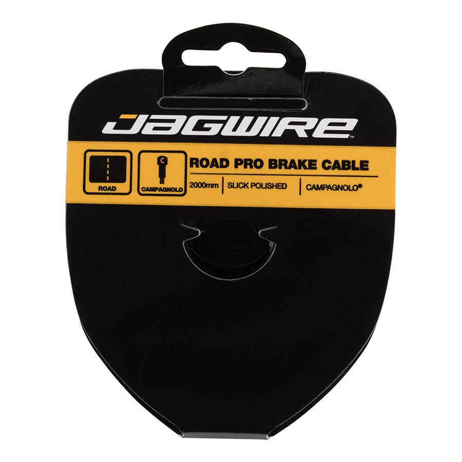 Jagwire, Brake cable, Pro Polished, Road (Campagnolo), Stainless, 1.5mm, 2000mm