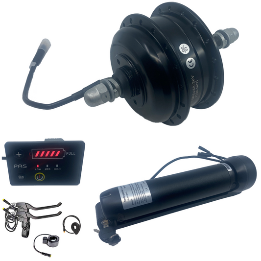 electric bicycle conversion kit canada Eco-Delta 500W (Battery Included) Upgrade your ride with eBikelings 36V 500W Geared eBike Conversion Kits Best Electric Bike Conversion Kits
