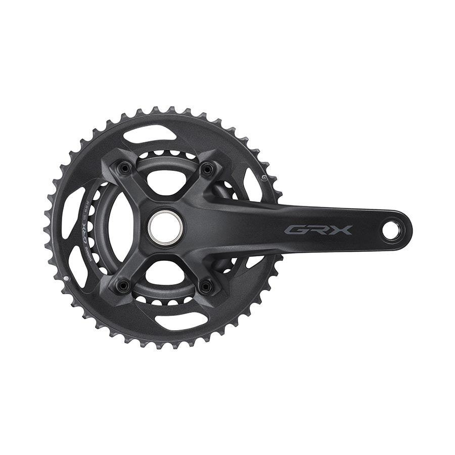 Shimano, GRX FC-RX600-10 30/46T, Crankset, Speed: 10, Spindle: 24mm, BCD: 80/110, 30/46, Hollowtech II, 165mm, Black, Road Disc, EFCRX600102AX60