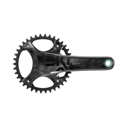 Campagnolo, EKAR, Crankset, 38, 175mm, Black, Road Disc