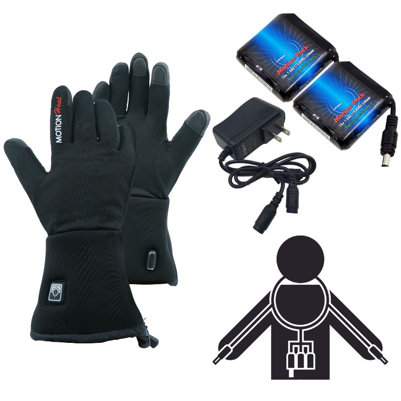 Heated Glove Liner - Complete Set - Motion Heat Canada