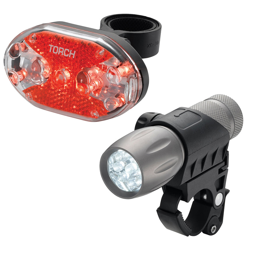 Torch, Cycle Light Set, High Beamer, Tail Bright 9X, Light set,