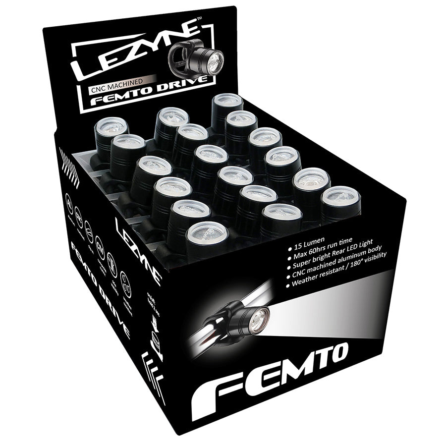 Lezyne, Femto, Counter Display, 36 front units