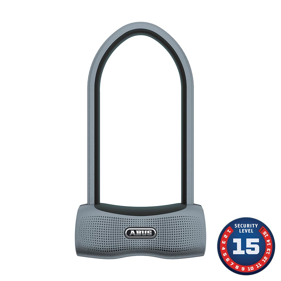 Abus, 770A SmartX, U-Lock, Smart, 160x300mm, 6.3''x11.8'', Thickness in mm: 13mm, Black, KF Bracket