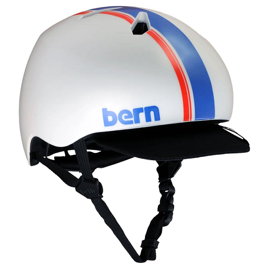 SM, 51.5 - 54.5cm, Satin White Racing Stripe