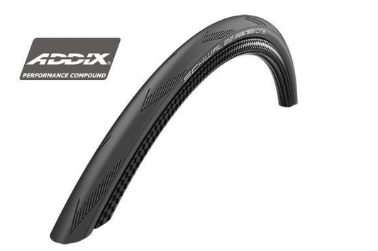 SCHWALBE TIRE - Schwalbe One Tire, 20 x 1.10 (28-406), Black, Tube Type, LiteSkin, Addix, RaceGuard, Folding
