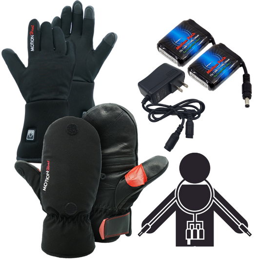 Heated Glover Liner & Mitten Bundles - Motion Heat Canada